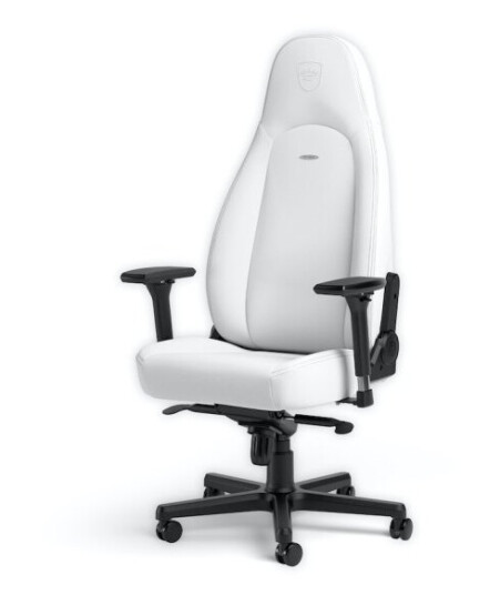 Noblechairs Nbl-Icn-Pu-Wed Polstret Sete Polstret Rygg Hvit Hvit Kunstig Lær Skum Kunstig Lær Skum Noblechairs Nbl-Icn-Pu-Wed Polstret Sete Polstret Rygg Hvit Hvit Kunstig Lær Skum Kunstig Lær Skum