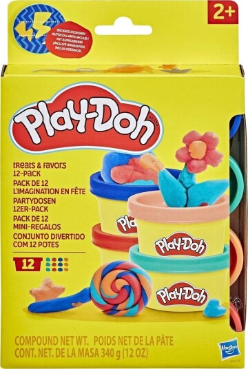 Play Doh PD Behandlinger Og Favorer 12 pak