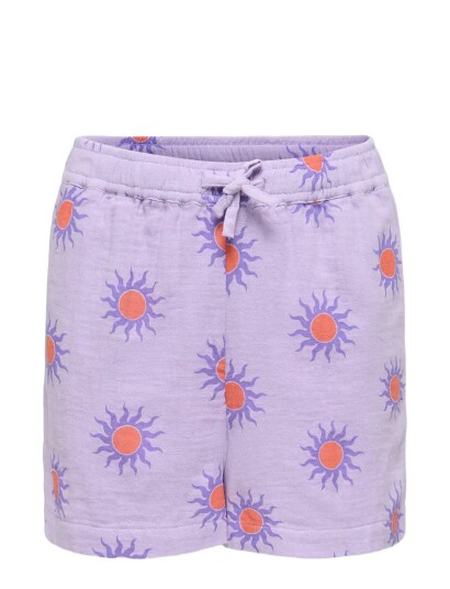 Kids Only Kogthyra Life Aop Shorts Cs Wvn   Purple   152