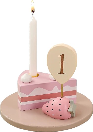 JaBaDaBaDo Candlestick Strawberry Cake Pink ONE SIZE