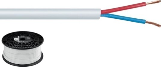 Monacor Spc-515/Ws Kopper 100 M Hvit Monacor Spc-515/Ws Kopper 100 M Hvit