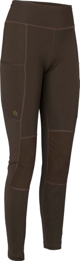 Alaska 1795 Active Hunter Tights Dame Solid Brown XS 25 % rabatt i handlekurven XS