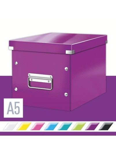 Leitz Oppbevaringsboks Click & Store Kube  WOW Medium