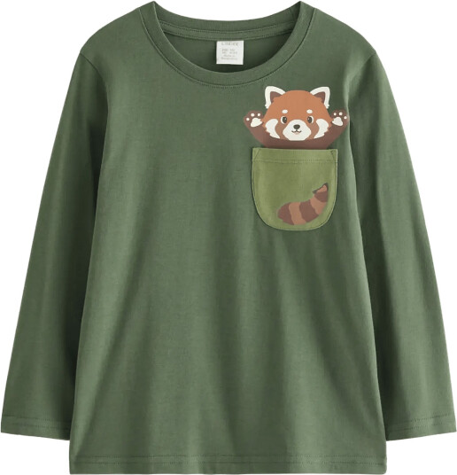 Lindex Long Sleeved Top Khaki green 98