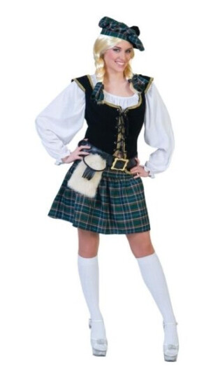 Boland Traciks Scottish Lass Kostume ES501144-4446