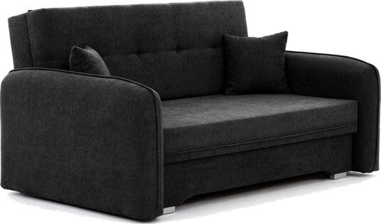 Manita Sovesofa med Oppbevaring 2 seter   Svart