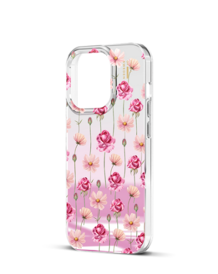 Ideal Of Sweden Mirror Case iPhone 15 Pro Rose Blush Floral
