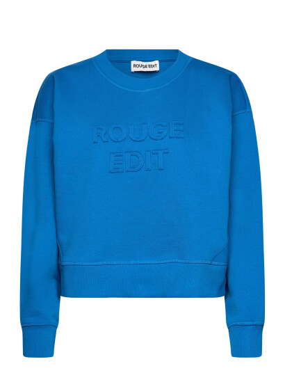 ROUGE EDIT Roufrida L/S O Neck Sweat/Pf/1 Blue S ROUGE EDIT Roufrida L/S O Neck Sweat/Pf/1 Blue S