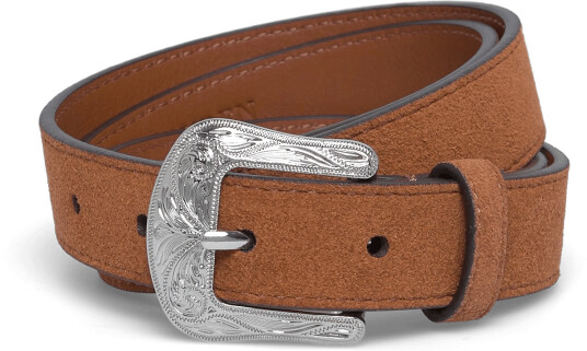 Lauren Ralph Lauren | Tooled Buckle Leather Belt | S