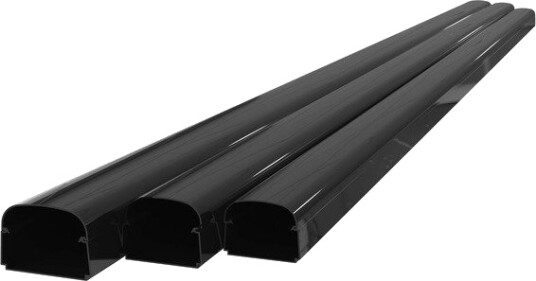 GrøntKlima AS Optima T Montasjekanal T75 75 X 56mm Sort 2m