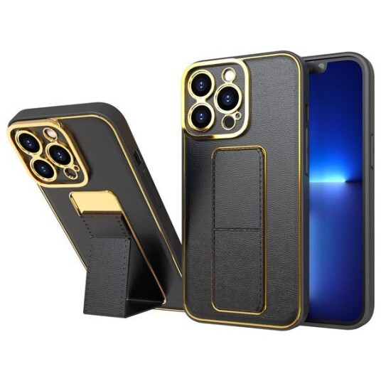 Hurtel New Kickstand-Deksel Til Iphone 13 Pro Med Stativ, Svart