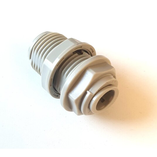 Lindr DM Bulkhead 9,5 mm-ABU0606 Gjennomføring med hurtigkoblinger