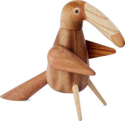 Spring Copenhagen The pepper bird pepperkvern Mahogni