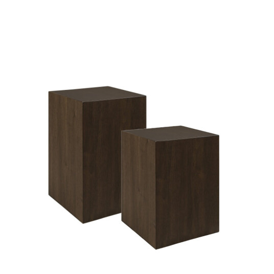 Trent sidebord valnøtt 2-set
