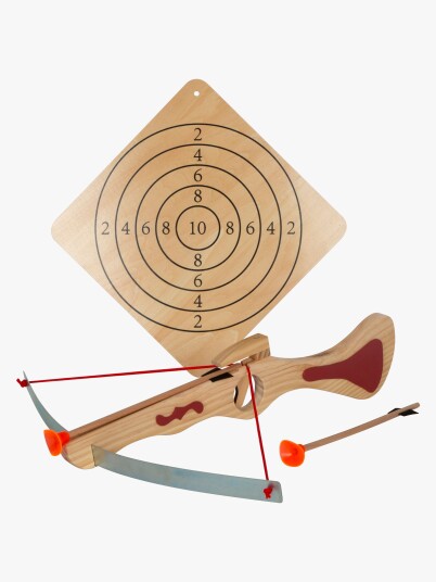 Small Foot - Wooden Sports Crossbow with Target Board 4 pcs. Small Foot - Wooden Sports Crossbow with Target Board 4 pcs.