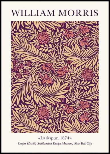 William Morris Larkspur Plakat Plakat / 100x150cm