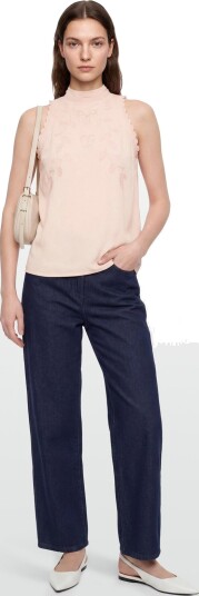 Stella Nova Embroidery Anglaise Halterneck Top Pink 38 Stella Nova Embroidery Anglaise Halterneck Top Pink 38
