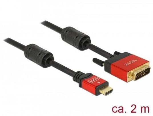 Delock adapterkabel - HDMI / DVI - 1.8 m Delock adapterkabel - HDMI / DVI - 1.8 m