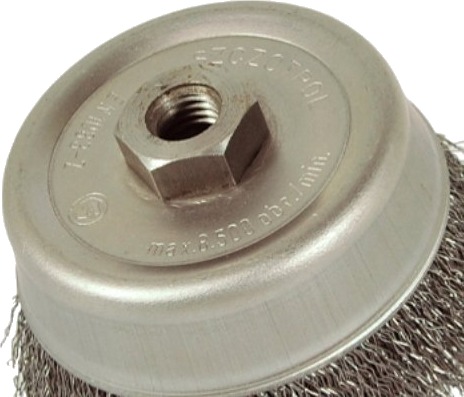 Skotchpol Skivebørste Med Mutter, Ø 80 Mm Skotchpol Skivebørste Med Mutter, Ø 80 Mm