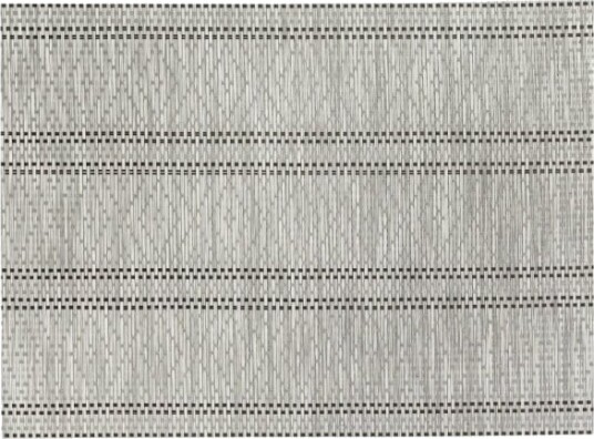 Vivaraise Panama Placemat Grey 33X45 Vivaraise Panama Placemat Grey 33X45