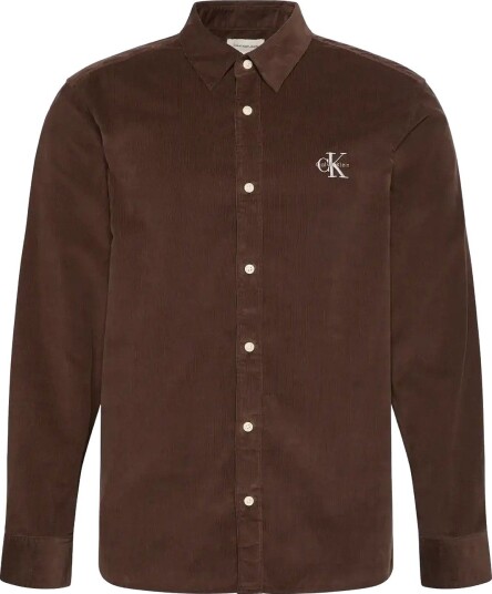 Calvin Klein Jeans Ls Corduroy Easy Shirt BROWN CORK XS