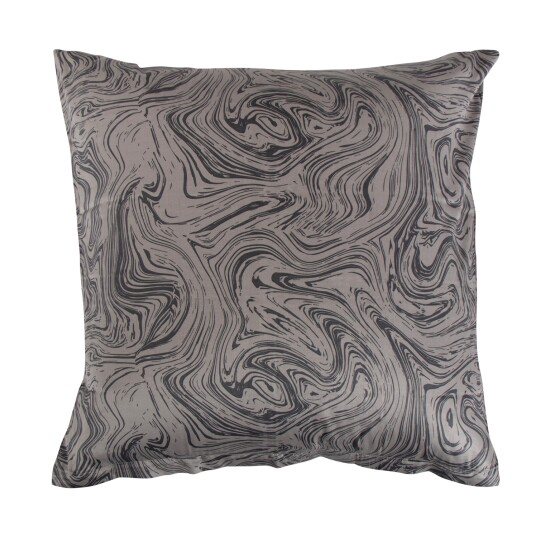 Borg Living Putetrekk - 60x63 cm - 100% Bomullssateng - Marble dark grey