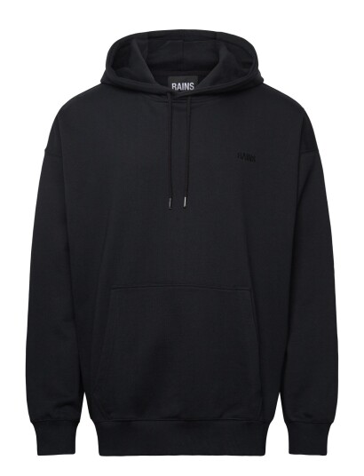 Rains Classic Hoodie Blurred Black S Rains Classic Hoodie Blurred Black S