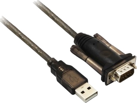 Act Ac6000 Seriekabel Svart 1,5 M Usb Type-A Db-9