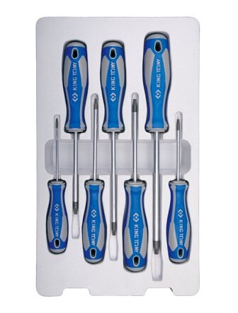 King Tony Torx Skrutrekkersett 7 Stk. T10, T15, T20, T25, T27, T30, T40 King Tony Torx Skrutrekkersett 7 Stk. T10, T15, T20, T25, T27, T30, T40