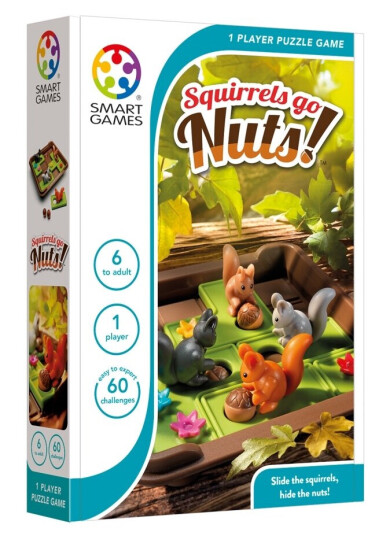 SmartGames Squirrels Go Nuts Logikkspill for Barn 6 År SmartGames Squirrels Go Nuts Logikkspill for Barn 6 År