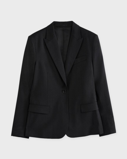 Filippa K Sasha Cool Wool Blazer Black 36 Filippa K Sasha Cool Wool Blazer Black 36