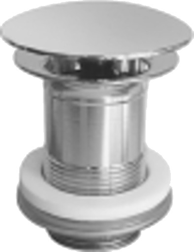 BUNNVENTIL MED DEKSEL 80MM KROM
