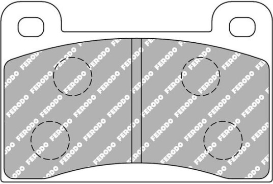 Bremseklosser FERODO RACING FCP461H