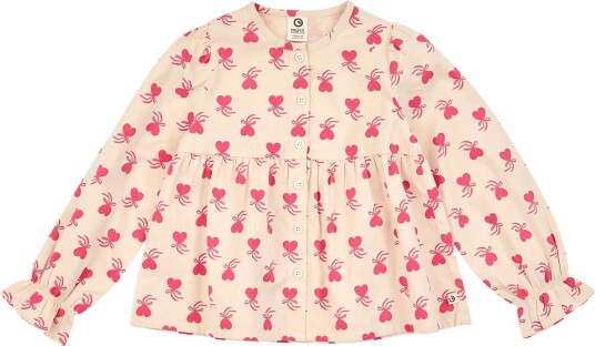 Müsli Love Letter L/S Blouse - OAK/ ROUGE RED - 86