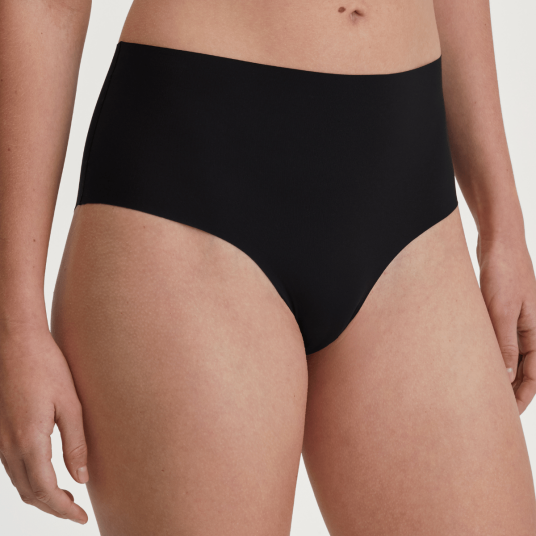 Calida Truser Seamless Clean Cut Midi Brief Svart X Small Dame