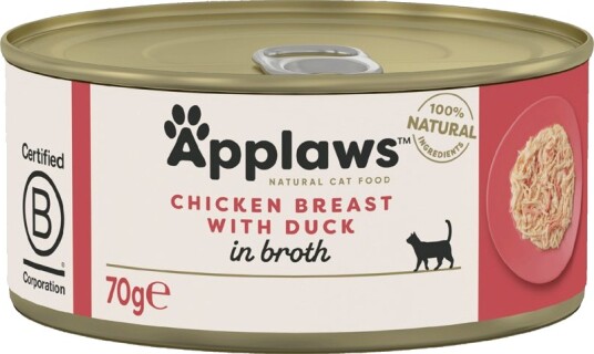Applaws I Buljong Kyllingbryst & And 24 X 70 G Applaws I Buljong Kyllingbryst & And 24 X 70 G