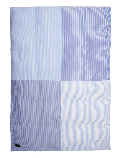 MAGNIBERG Wall Street Oxford Patchwork Duvet Cover - Blue - 140X 200CM