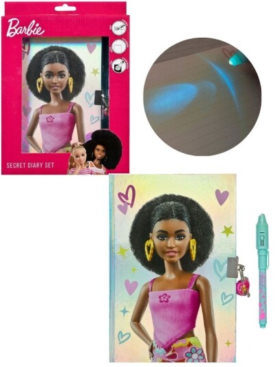 Barbie Hemmelig dagbok med usynlig blekk
