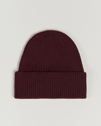 Colorful Standard Merino Wool Beanie Oxblood Red Colorful Standard Merino Wool Beanie Oxblood Red