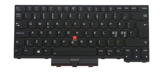 Lenovo Chicony - Brbart tastatur - til utskifting - Nordisk - Svart Lenovo Chicony - Brbart tastatur - til utskifting - Nordisk - Svart