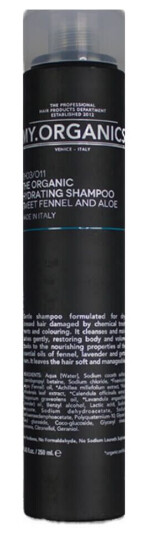 My.Organics The Organic Hydrating shampoo Sweet Fennel And Aloe 250 ml