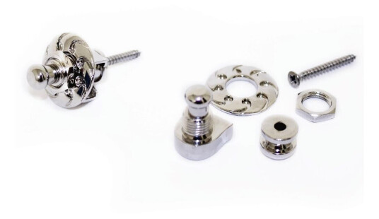 Profile Sp100-Cr Guitar Strap Lock Set Chrome