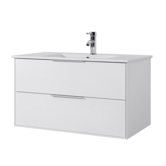 A-collection Monere Servantskap Hvit Matt / 90cm A-collection Monere Servantskap Hvit Matt / 90cm