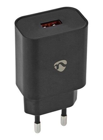 Nedis WCQC302ABK power adapter - USB - 18 Watt