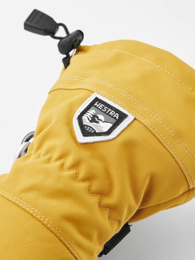 Hestra Army Leather Heli Ski 7, Mustard Hestra Army Leather Heli Ski 7, Mustard