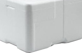 Termokasse med låg EPS 40x30x25 cm 17 ltr. hvid Termokasse med låg EPS 40x30x25 cm 17 ltr. hvid