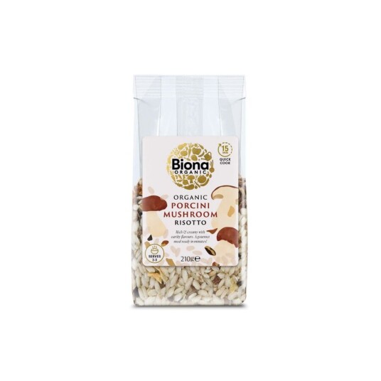 Biona økologisk risotto med steinsopp/porcini 210g