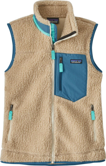 Patagonia W'S Classic Retro-X Dark Natural W/wavy Blue Dark Natural w/Wavy Blue female S