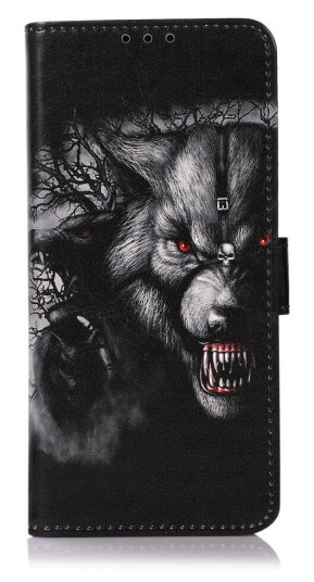 INCOVER iPhone 13 Pro Max PU Skinn Flip Deksel med Kortholder - Ulv