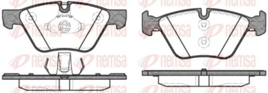 Bremseklosser REMSA 1052.30 Bremseklosser REMSA 1052.30